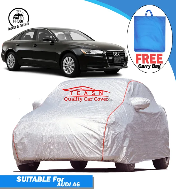 Grey_UV_Protected_Car_Body_Cover_For_Audi