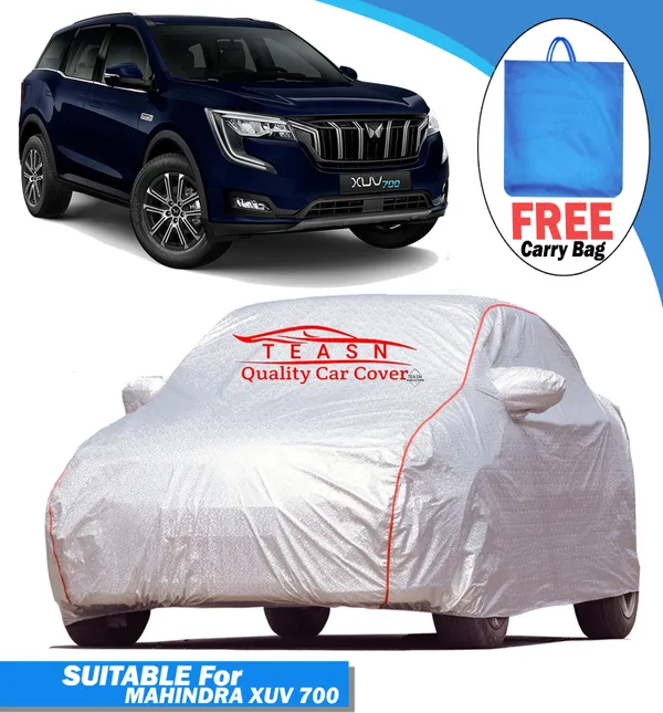 Grey_UV_Protected_Car_Body_Cover_For_Mahindra