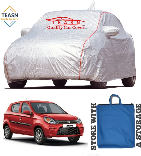 Grey_&_Silver_UV_Protected_Car_Body_Cover_For_Maruti_Suzuki