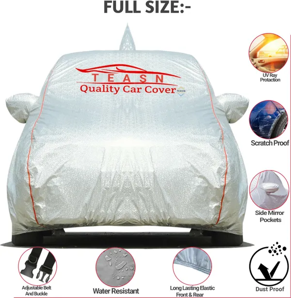 Grey_&_Silver_UV_Protected_Car_Body_Cover_For_Maruti_Suzuki