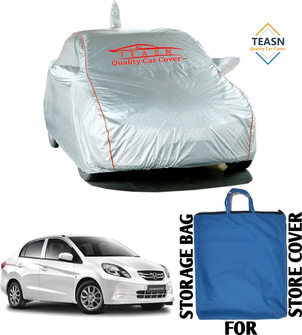Grey_&_Silver_UV_Protected_Car_Body_Cover_For_Honda