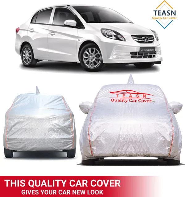 Silver_&_Grey_UV_Protected_Car_Body_Cover_For_Honda