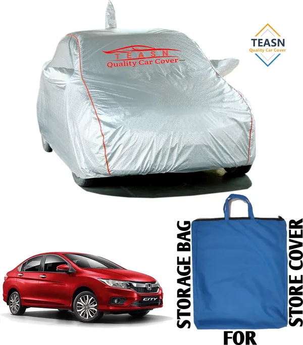 Grey_UV_Protected_Car_Body_Cover_For_Honda