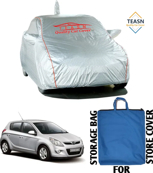 Grey_&_Silver_UV_Protected_Car_Body_Cover_For_Hyundai