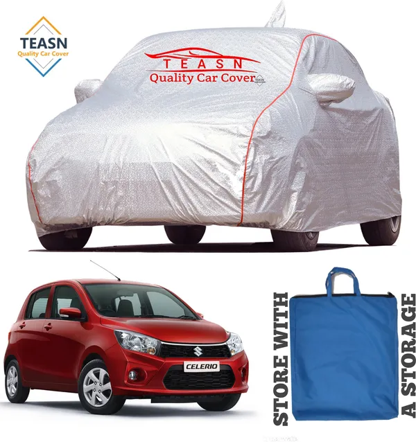 Grey_&_Silver_UV_Protected_Car_Body_Cover_For_Maruti_Suzuki