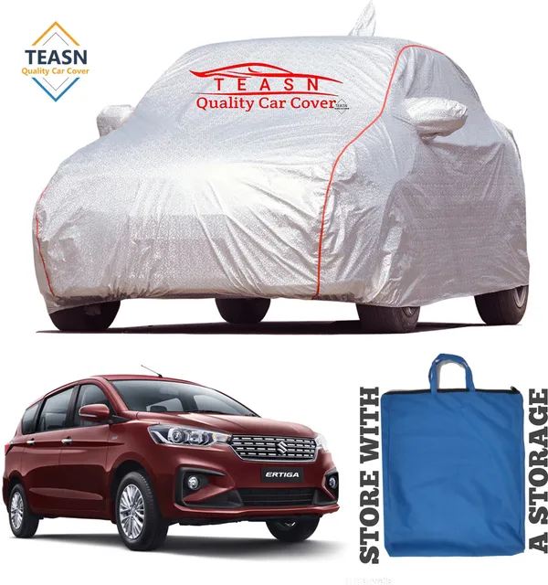 Grey_&_Silver_UV_Protected_Car_Body_Cover_For_Maruti_Suzuki