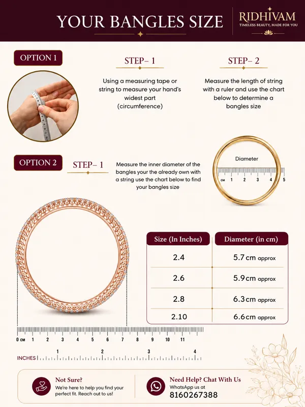 18K_Gold_Plated_Dual-Tone_Chevron_Leaf_Filigree_CZ_Bangles_(1_Pair_-_Set_of_2_for_Both_Hands)