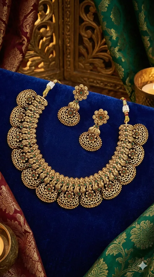 Chand_necklace_set_18k_Gold_Plated