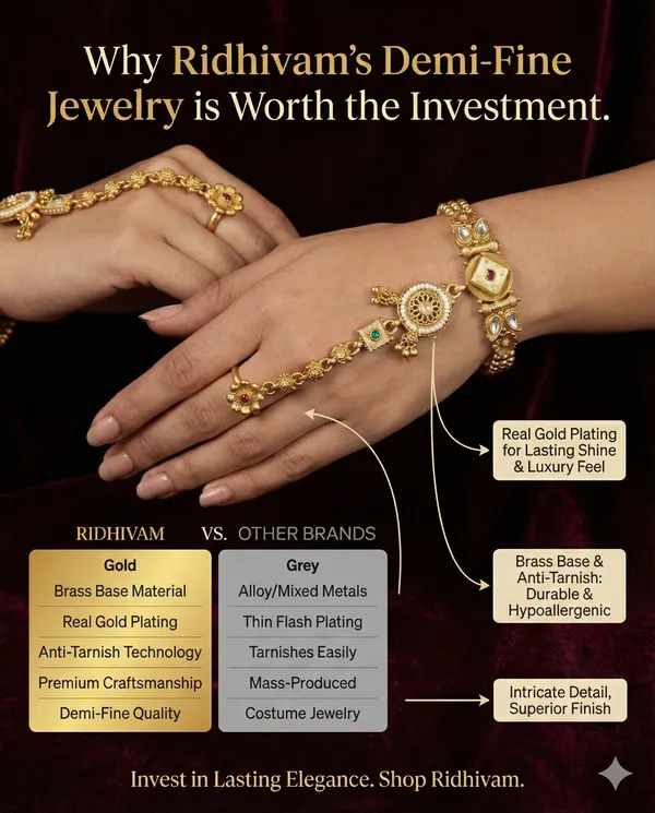 Gold_Antique_Haath_Phool/_Haath_Pocho_For_Women