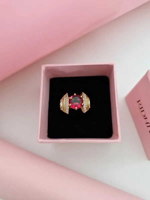 Royal_Ruby_Red_Baguette-Winged_Adjustable_Ring_(18K_Gold_Plated)