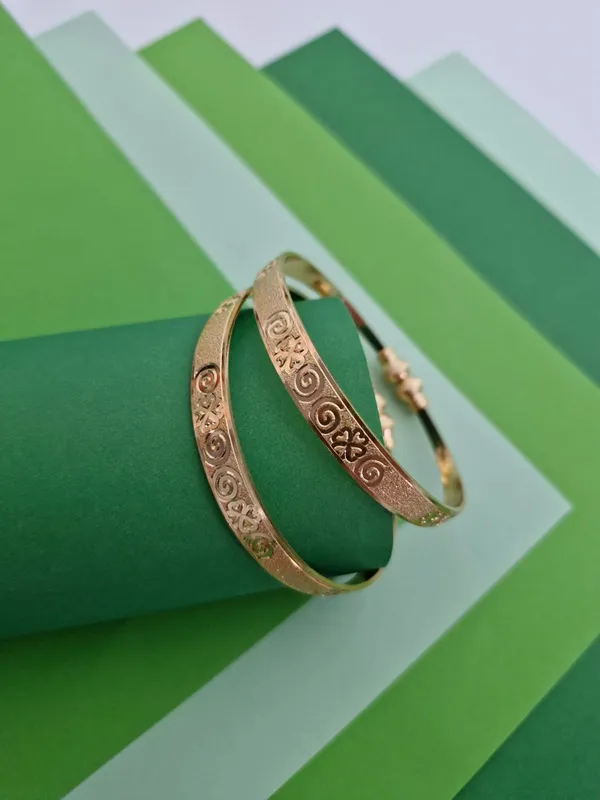 Royal_Textured_Filigree_Gold-Plated_Open-Ended_Bangle_Set_(Pair)