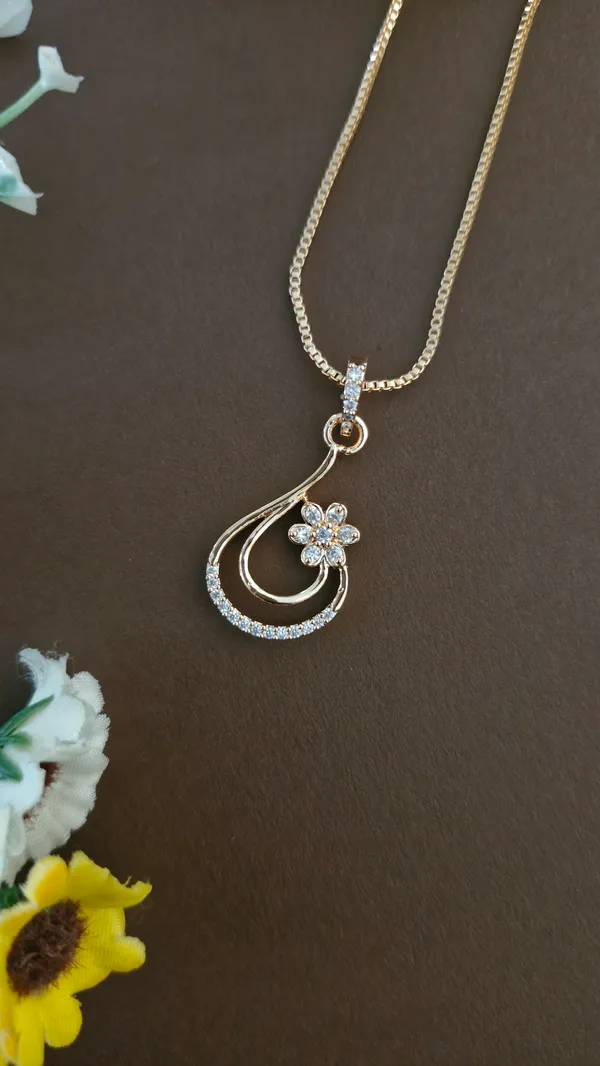 Flower_Drop_Design_Pendant_Set