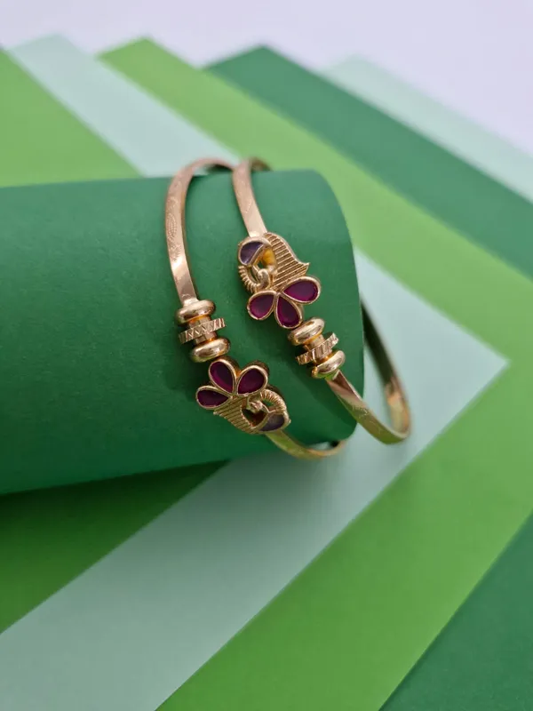 Royal_Kemp_Flora_Gold-Plated_Bypass_Kada_Bangles_(Pair)