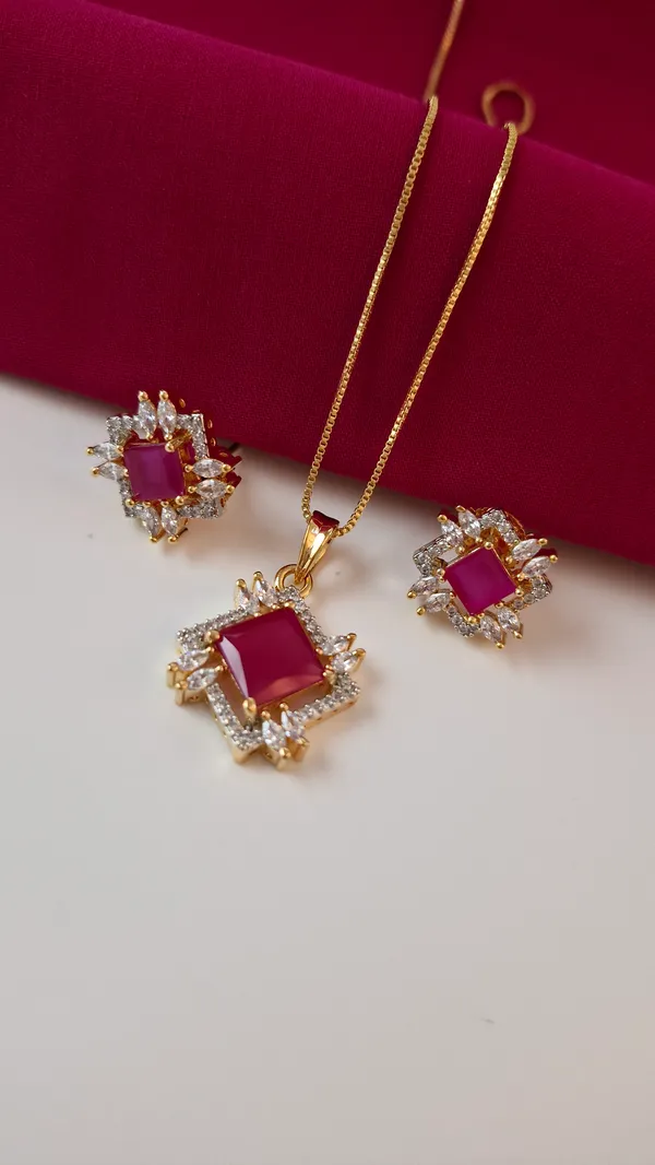 Pink_American_Diamond_Pendent_Set_With_Gold_Plated_Chain_For_Women