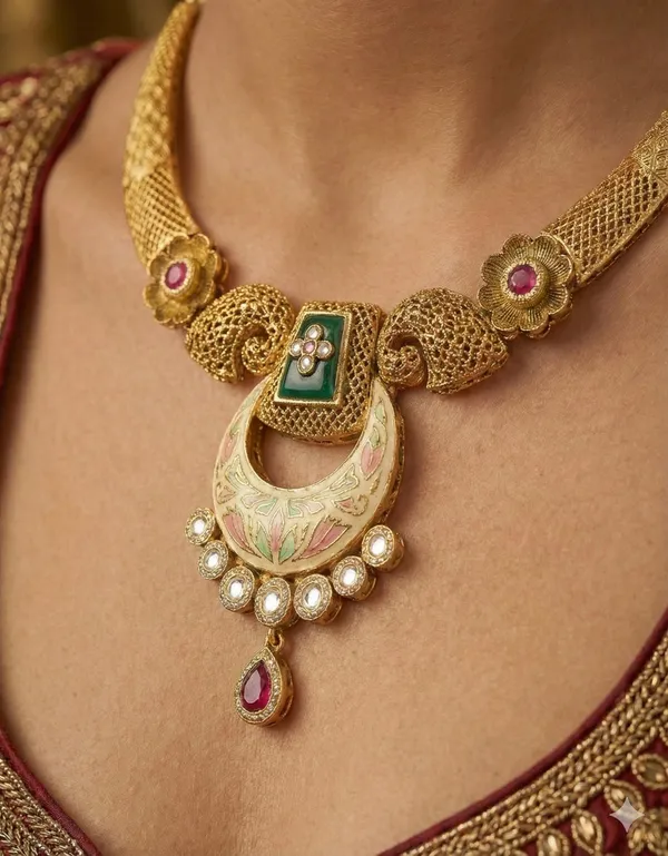 Premium_gold_plated_with_high_quqlity_brass_based_material_necklace_set