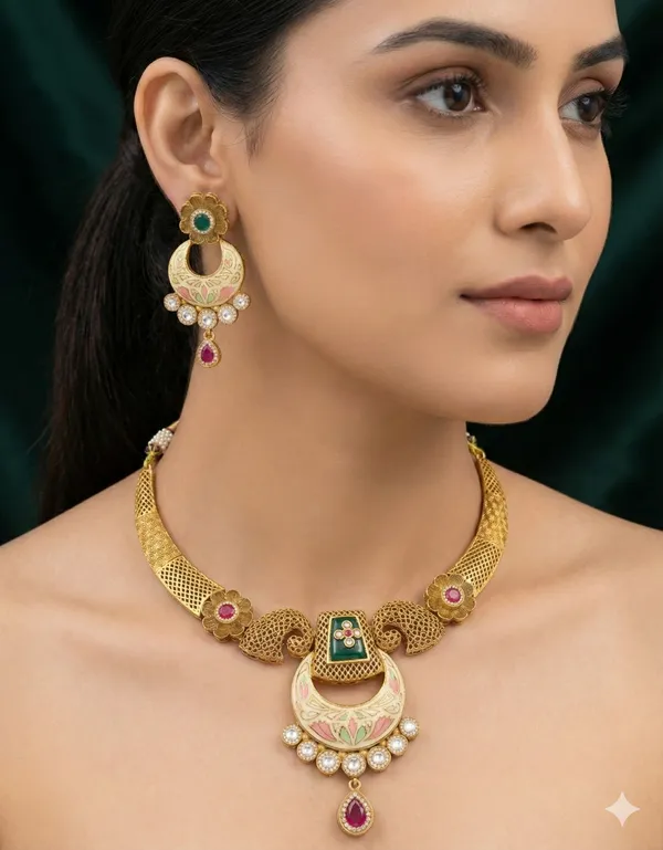 Premium_gold_plated_with_high_quqlity_brass_based_material_necklace_set