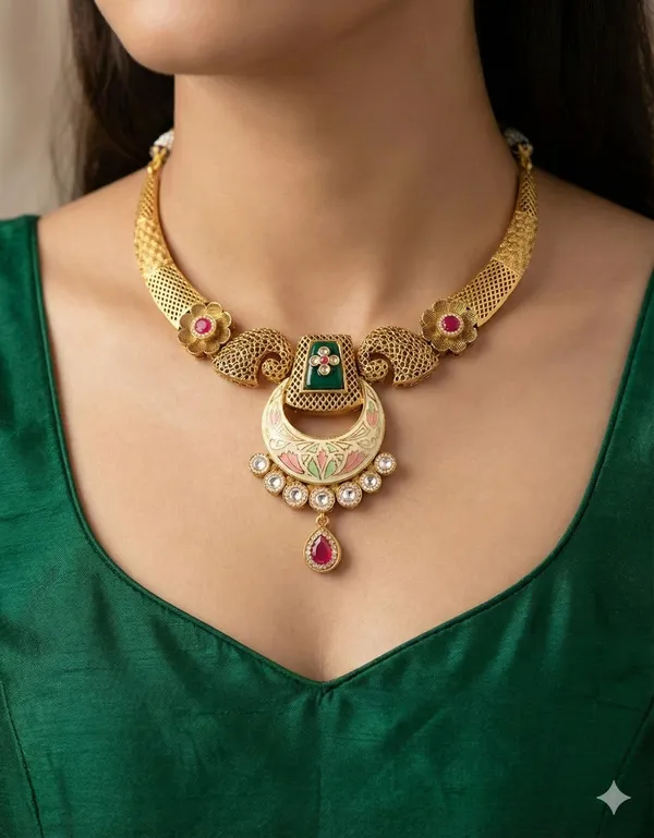 Premium_gold_plated_with_high_quqlity_brass_based_material_necklace_set