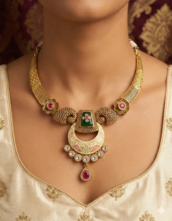 Premium_gold_plated_with_high_quqlity_brass_based_material_necklace_set
