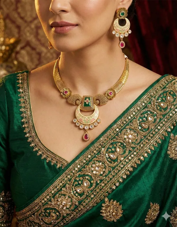 Premium_gold_plated_with_high_quqlity_brass_based_material_necklace_set