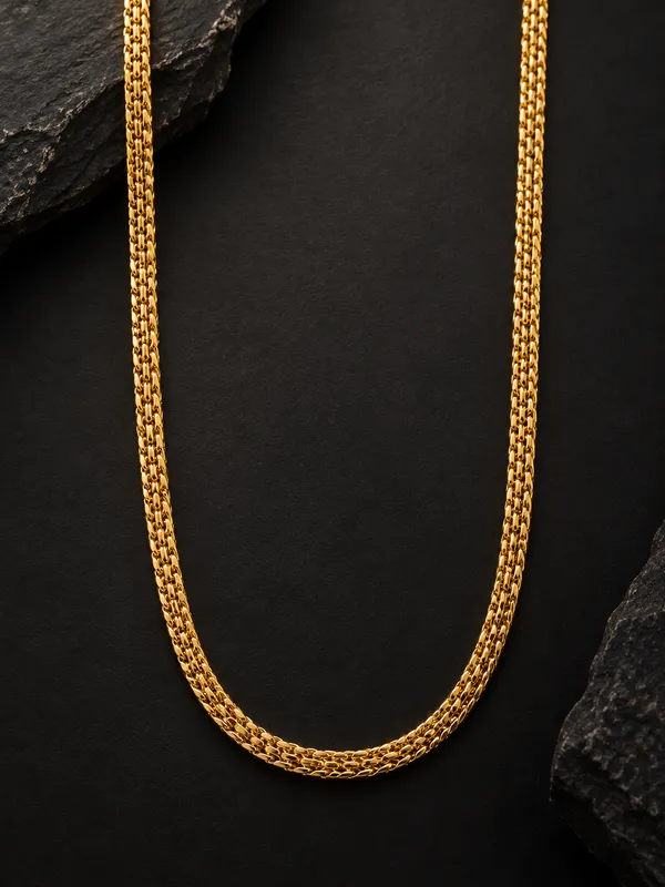 Ridhivam_18K_Gold-Plated_Anti-Tarnish_Woven_Mesh_Neck_Chain_|_Premium_Demi-Fine_Jewelry