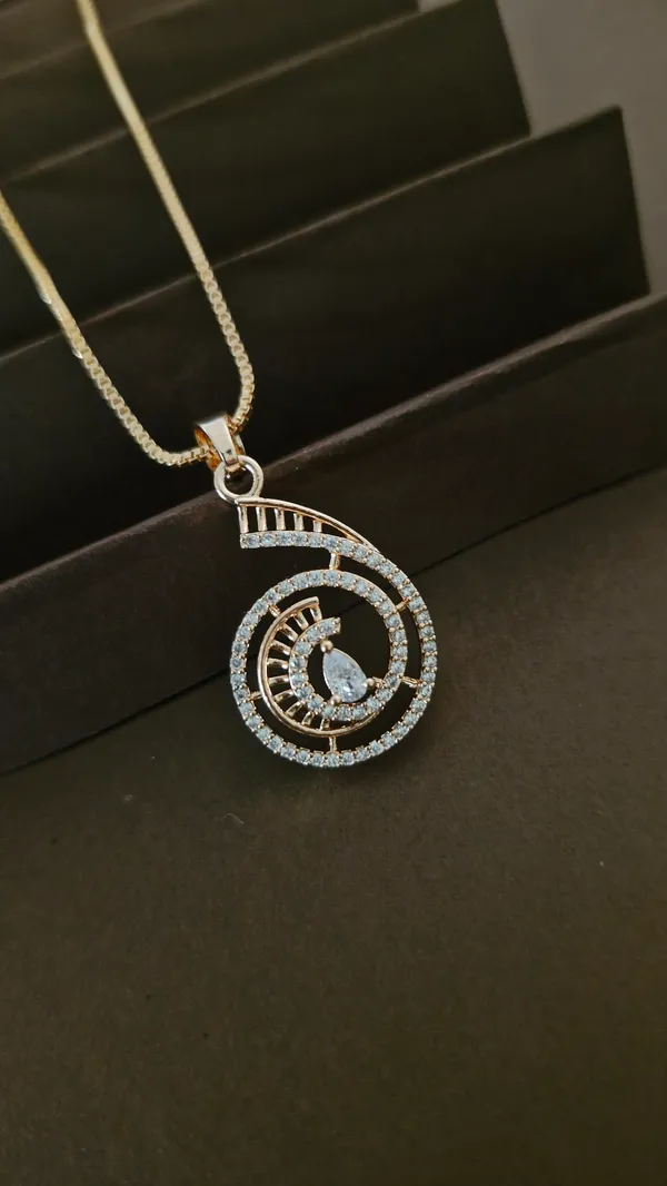Rose_Gold_Diamond_Pendant_Set_
