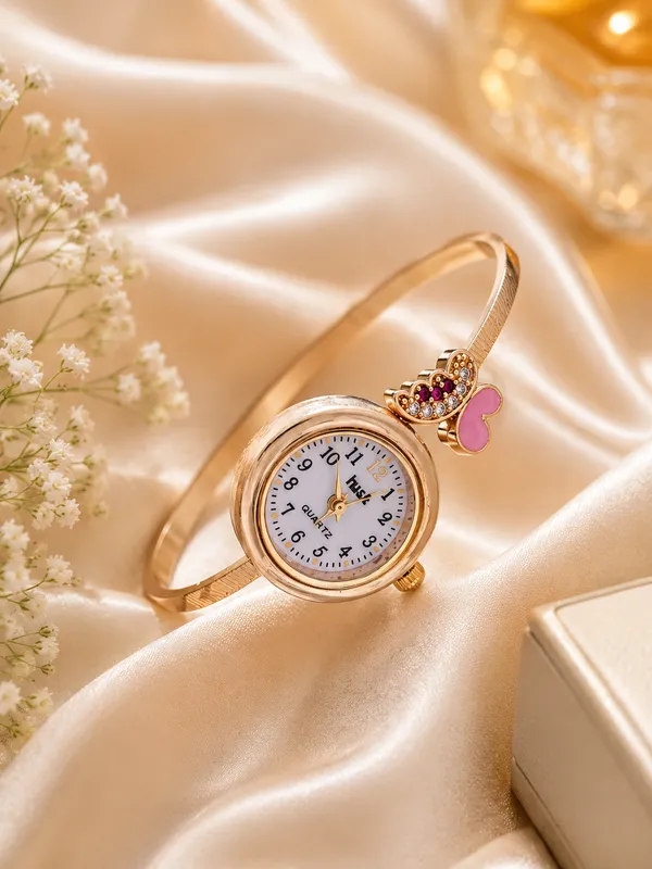 Regal_Pink_Butterfly_Accented_Gold-Plated_Bangle_Watch