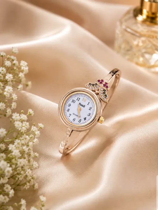 Regal_Butterfly_Accented_Gold-Plated_Bracelet_Watch