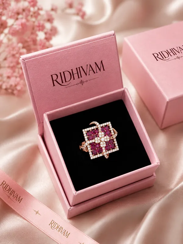 Royal_Imperial_Ruby_Grid_American_Diamond_Statement_Cocktail_Ring
