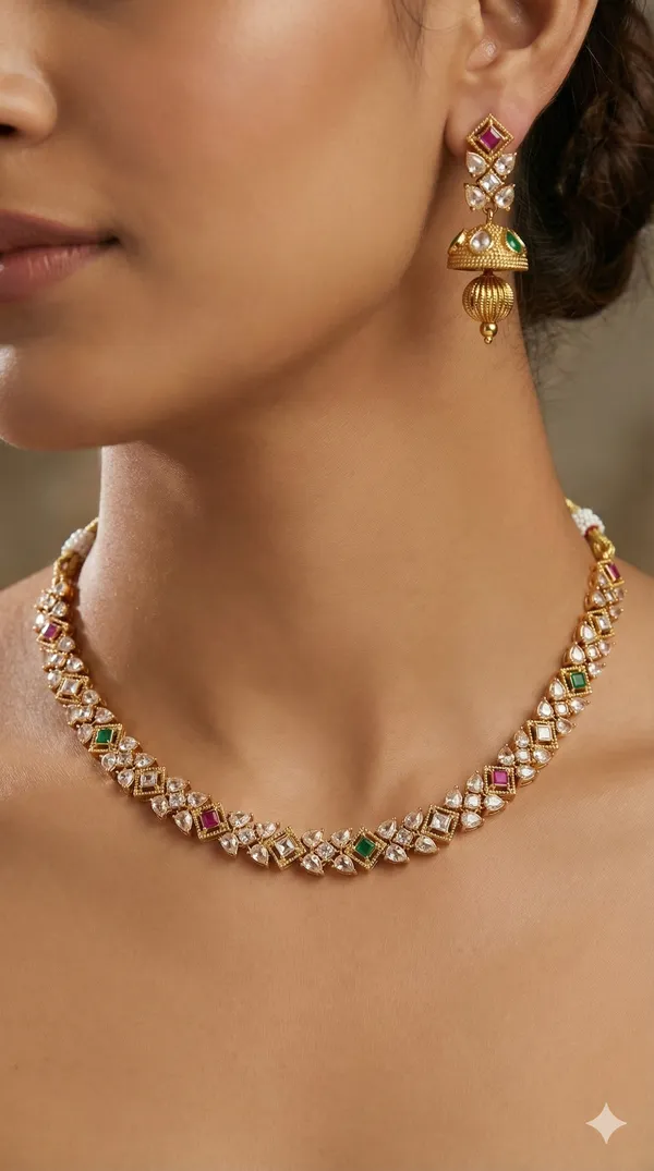 Multi_Colour_Glass_Stone_Necklace_Set