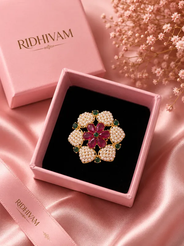Royal_Heritage_Ruby_Blossom_Seed_Pearl_Statement_Ring