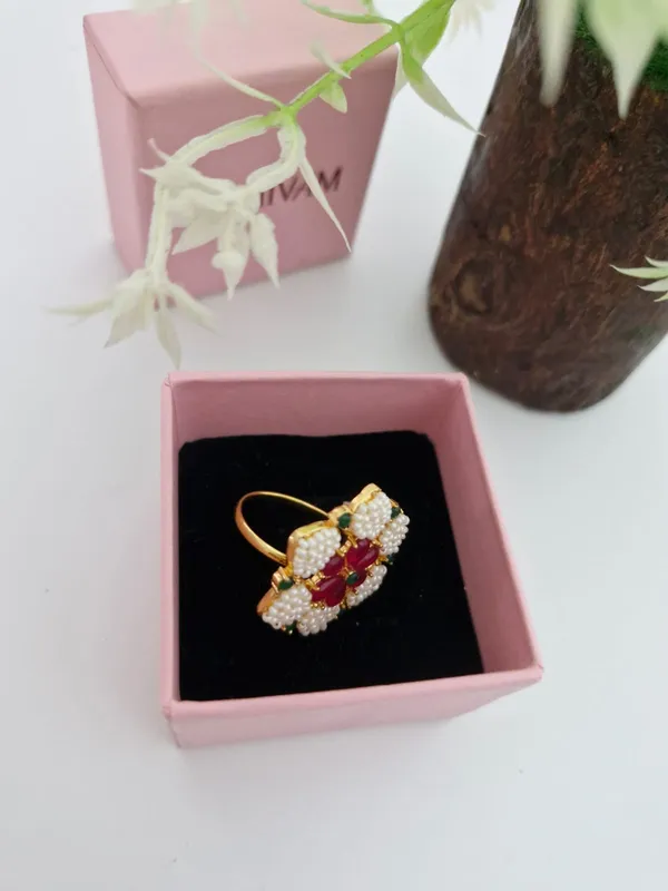 Royal_Heritage_Ruby_Blossom_Seed_Pearl_Statement_Ring