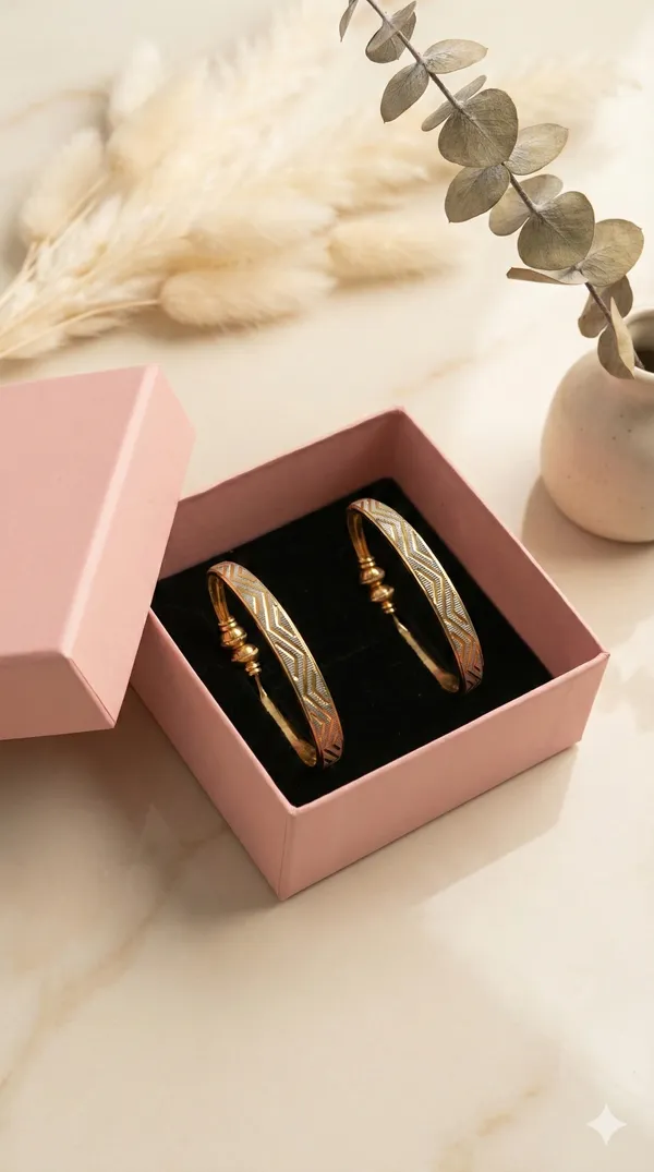 Gold_and_Silver_two_tone_kadli_bangle
