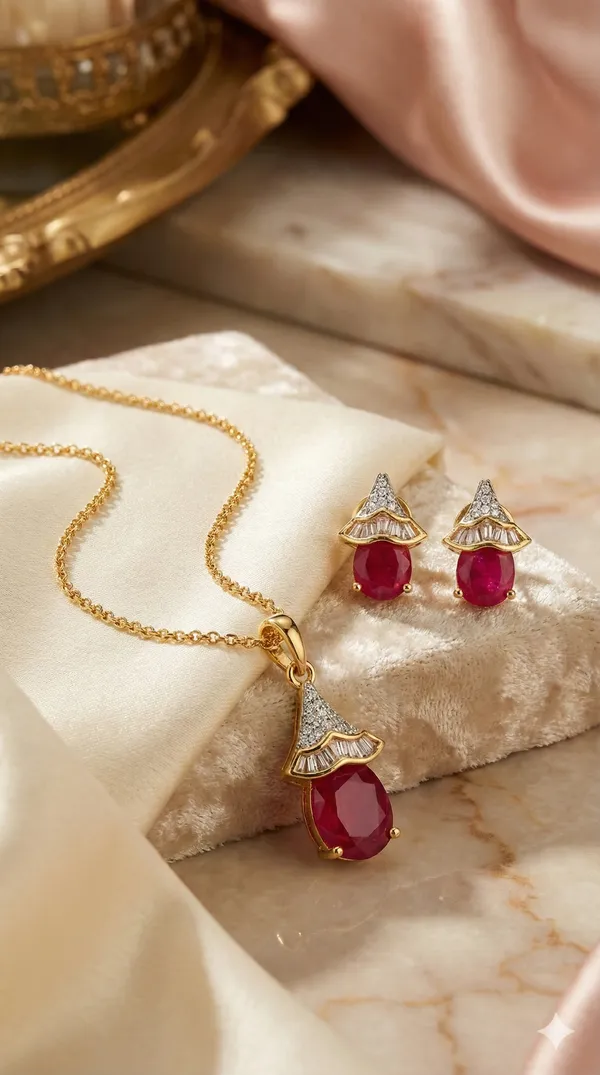 Pink_American_Diamond_Pendent_Set_With_Gold_Plated_Chain_For_Women
