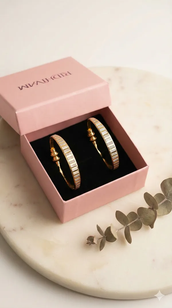 Gold_and_Silver_two_tone_kadli_bangle_