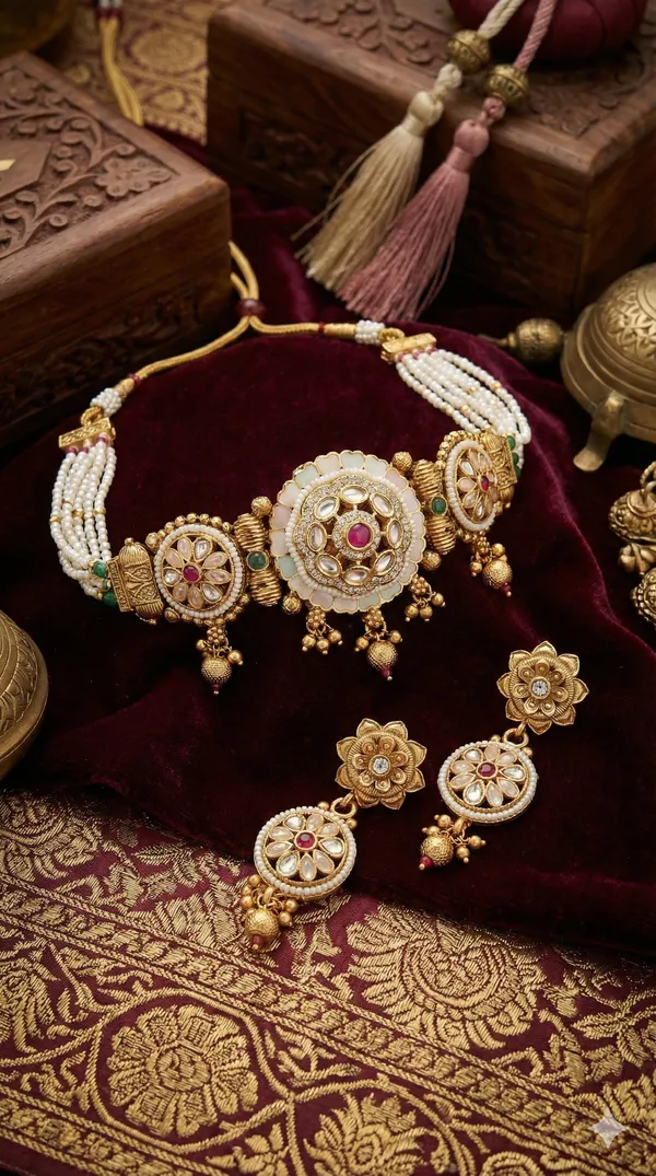 Gold_Choker_Set