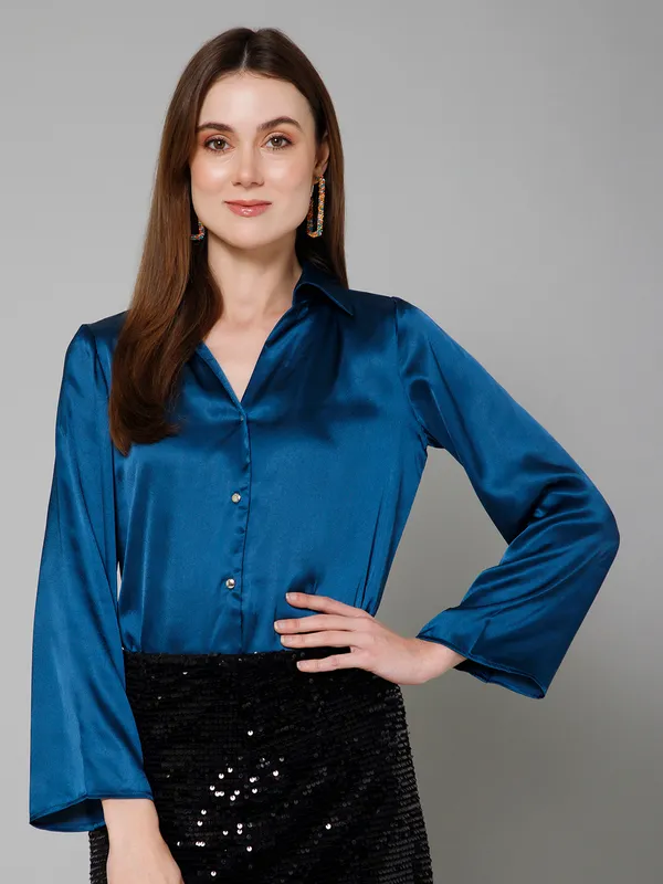 Casual_Satin_Shirt_For_Women