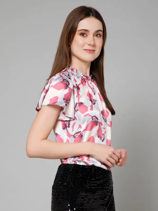 Printed_Satin_Top_For_Women