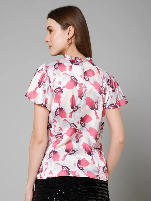 Printed_Satin_Top_For_Women