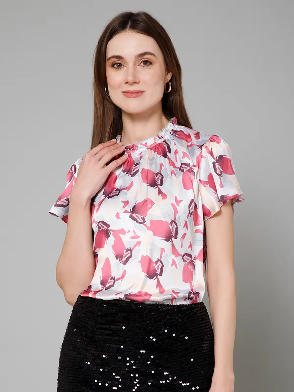 Printed_Satin_Top_For_Women