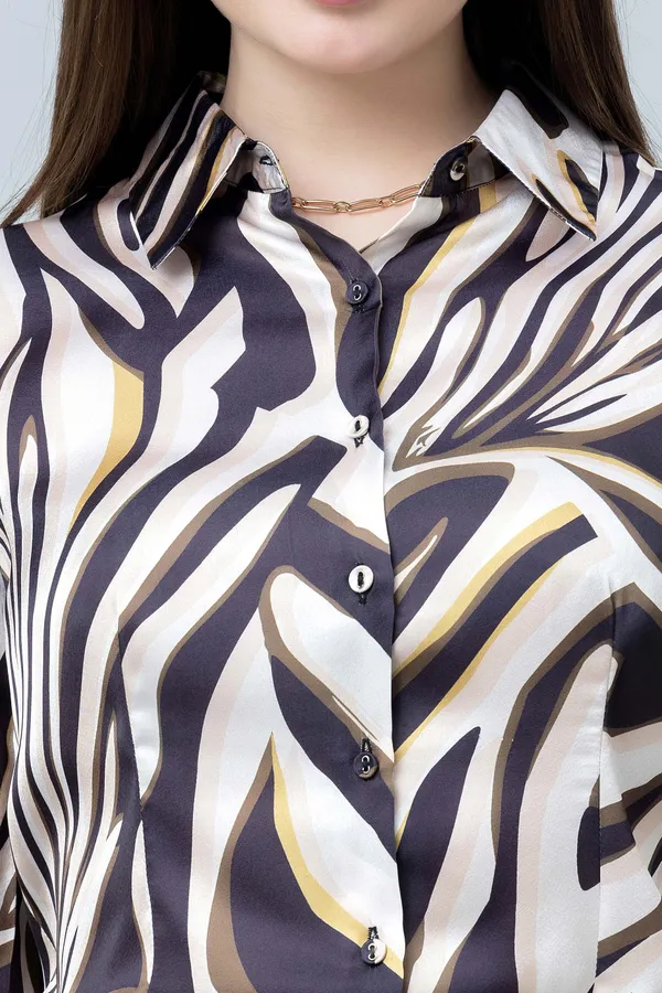 Multicolor_Satin_Printed_Full_Sleeve_Hip_Length_Shirt_For_Women