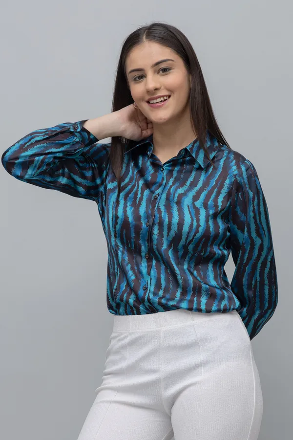Printed_Satin_Shirt_For_Women