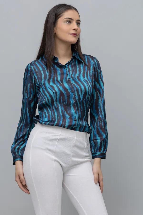 Printed_Satin_Shirt_For_Women