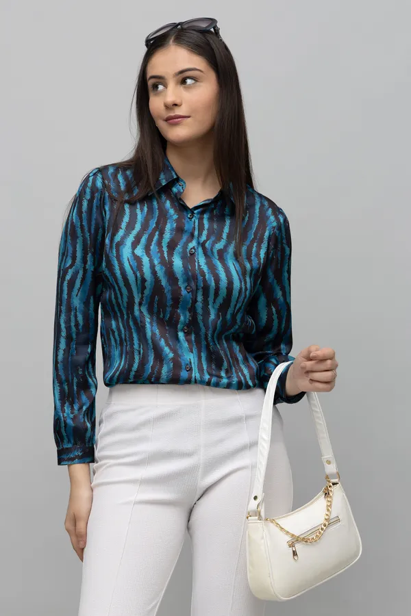 Printed_Satin_Shirt_For_Women