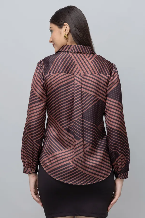 Striped_Satin_Shirt_For_Women