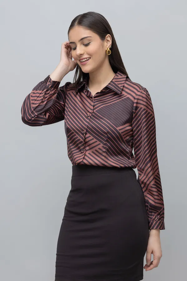 Striped_Satin_Shirt_For_Women