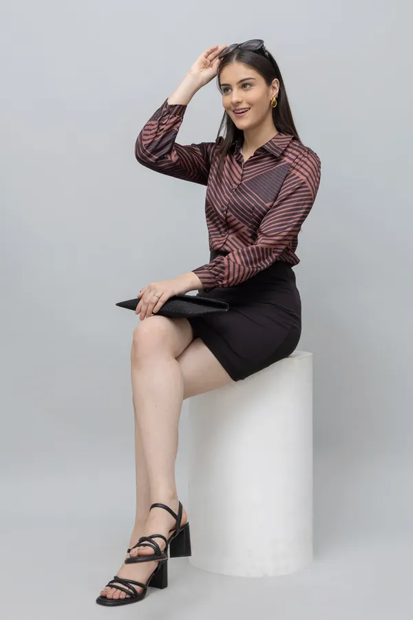 Striped_Satin_Shirt_For_Women