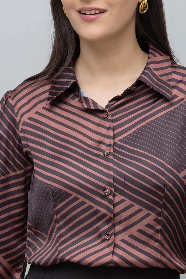 Striped_Satin_Shirt_For_Women