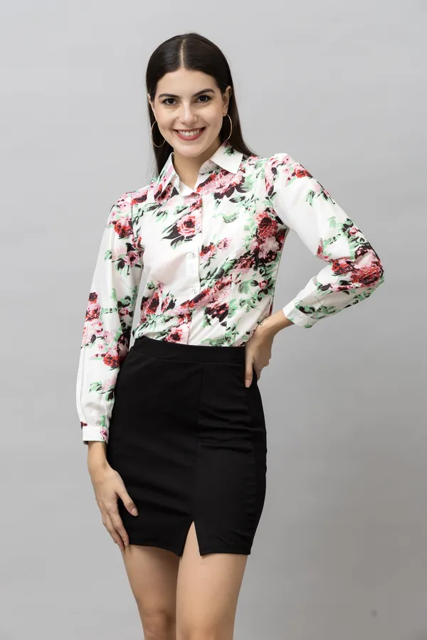 Multicolor_Polycotton_Printed_Full_Sleeve_Hip_Length_Shirt_For_Women