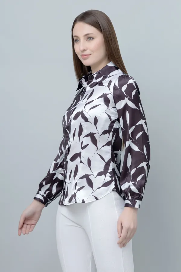 Printed_Satin_Shirt_For_Women