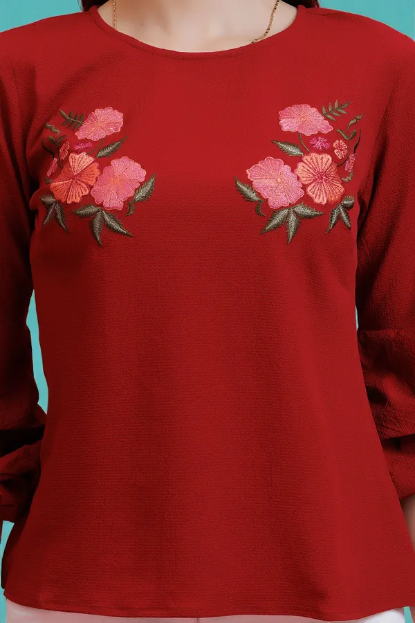 Balloon_Sleeves_Embroidered_Top